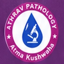 Atharv pathology logo